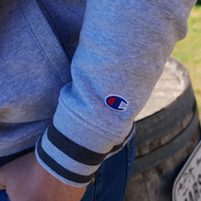 Load image into Gallery viewer, Champion x Tranquil Mood Bomber Jacket (Grey/Charcoal heather)