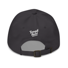Load image into Gallery viewer, Varsity Script Dad Hat - Dark Grey