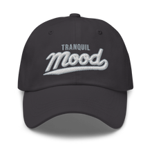 Load image into Gallery viewer, Varsity Script Dad Hat - Dark Grey