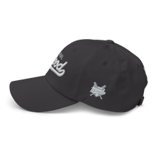 Load image into Gallery viewer, Varsity Script Dad Hat - Dark Grey