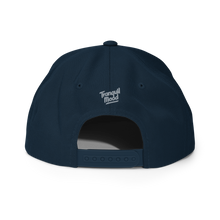 Load image into Gallery viewer, Varsity Script Snapback Hat - Navy
