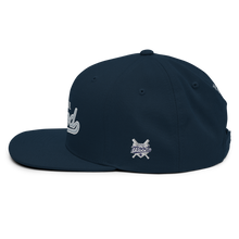 Load image into Gallery viewer, Varsity Script Snapback Hat - Navy