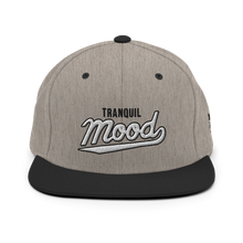 Load image into Gallery viewer, Varsity Script Snapback Hat - Heather Grey/ Black