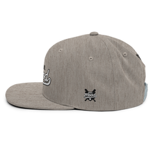 Load image into Gallery viewer, Varsity Script Snapback Hat - Heather Grey