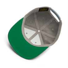 Load image into Gallery viewer, Varsity Script Snapback Hat - Heather Grey