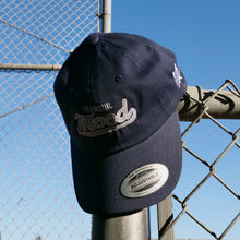 Load image into Gallery viewer, Varsity Script Dad Hat - Navy