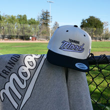 Load image into Gallery viewer, Varsity Script Snapback Hat - Natural/ Black