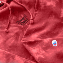 Load image into Gallery viewer, Champion x Tranquil Mood tie-dye hoodie - Berry