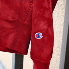 Load image into Gallery viewer, Champion x Tranquil Mood tie-dye hoodie - Berry