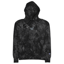 Load image into Gallery viewer, Champion x Tranquil Mood tie-dye hoodie - Black