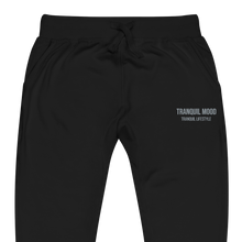Load image into Gallery viewer, Tranquil Mood Premium Essentials Fleece Sweatpants - Black