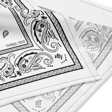 Load image into Gallery viewer, Tranquil Mood Bandana - White