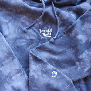 Champion x Tranquil Mood tie-dye hoodie - Navy