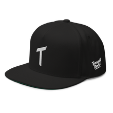 Load image into Gallery viewer, Tee shot five panel snapback - Black