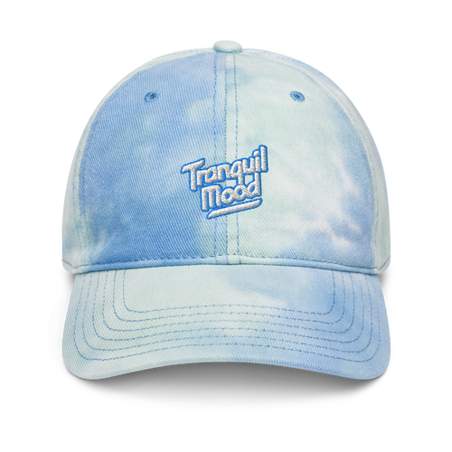 Tranquil Mood Tie Dye Hat - Sky