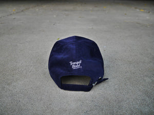 Tranquil Mood corduroy hat - Navy