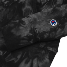 Load image into Gallery viewer, Champion x Tranquil Mood tie-dye hoodie - Black