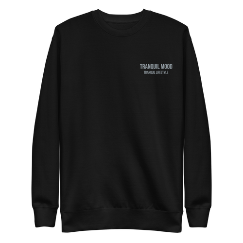 Tranquil Mood Premium Essentials Fleece Pullover - Black