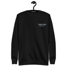 Load image into Gallery viewer, Tranquil Mood Premium Essentials Fleece Pullover - Black
