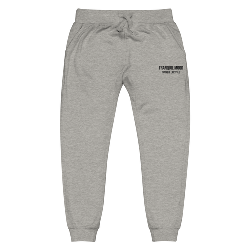 Tranquil Mood Premium Essentials Fleece Sweatpants - Carbon Grey