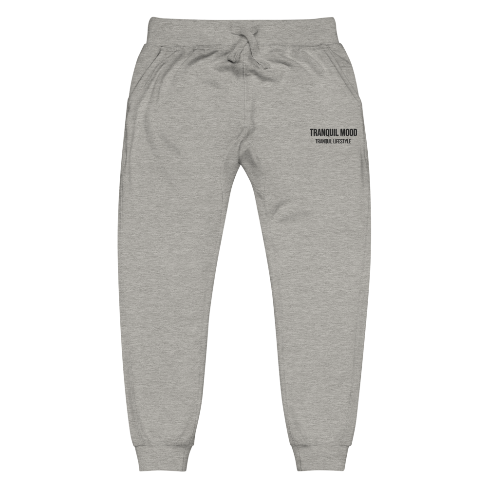 Tranquil Mood Premium Essentials Fleece Sweatpants - Carbon Grey