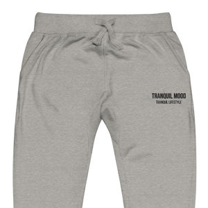 Tranquil Mood Premium Essentials Fleece Sweatpants - Carbon Grey