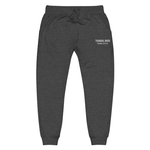 Tranquil Mood Premium Essentials Fleece Sweatpants - Charcoal Heather