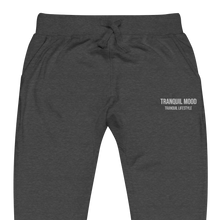 Load image into Gallery viewer, Tranquil Mood Premium Essentials Fleece Sweatpants - Charcoal Heather